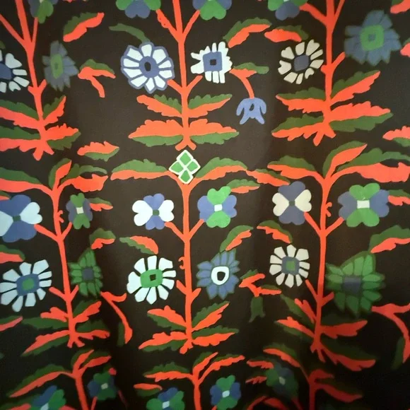 Vibrant Floral A-Line Skirt - Picture 2 of 4